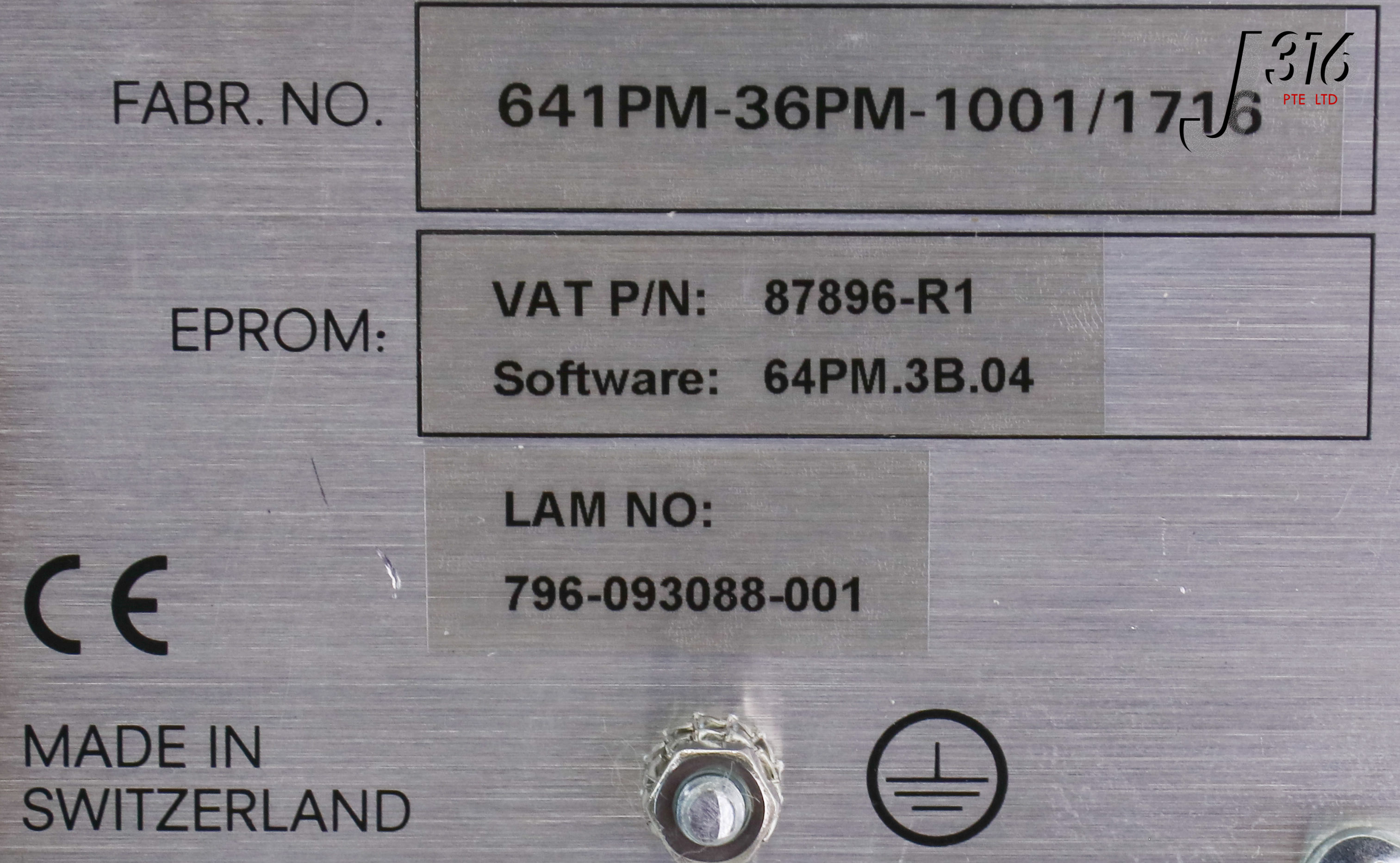 24014 VAT PM-5 ADAPTIVE PRESSURE CONTROLLER, LAM 796-093088-001